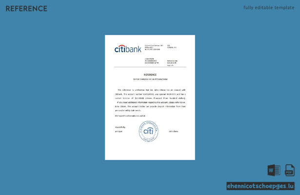 USA Citibank Referenzbeispiel Vorschau
